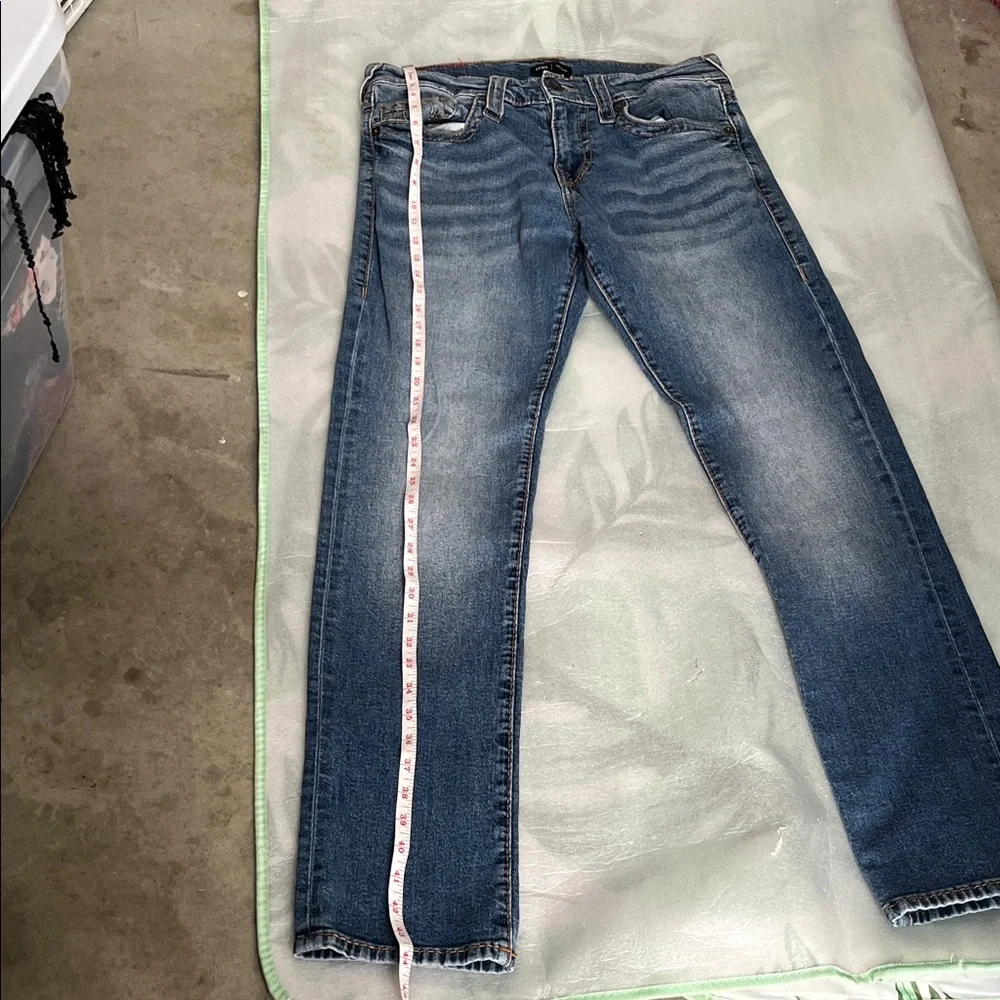 True Religion Men's Blue Relaxed Jeans